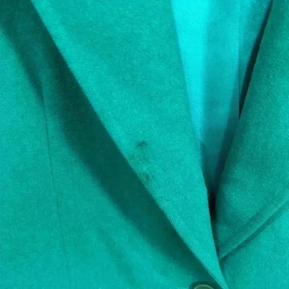 Pendleton Blazer, VTG, 100% Virgin Wool shoulder pads, Green Womens Sz 8 - Picture 5 of 9